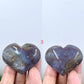 Ocean Sea Jasper Hearts Crystal Carving Australian Seller