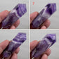 Chevron Dream Amethyst Double Terminated DT Points Crystal Gemstone Generators Australian Seller