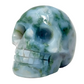 Moss Agate Skull 2 Inches Hand Carved Crystal Carving