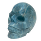 Blue Apatite Skull Healing Crystal Carving 501g