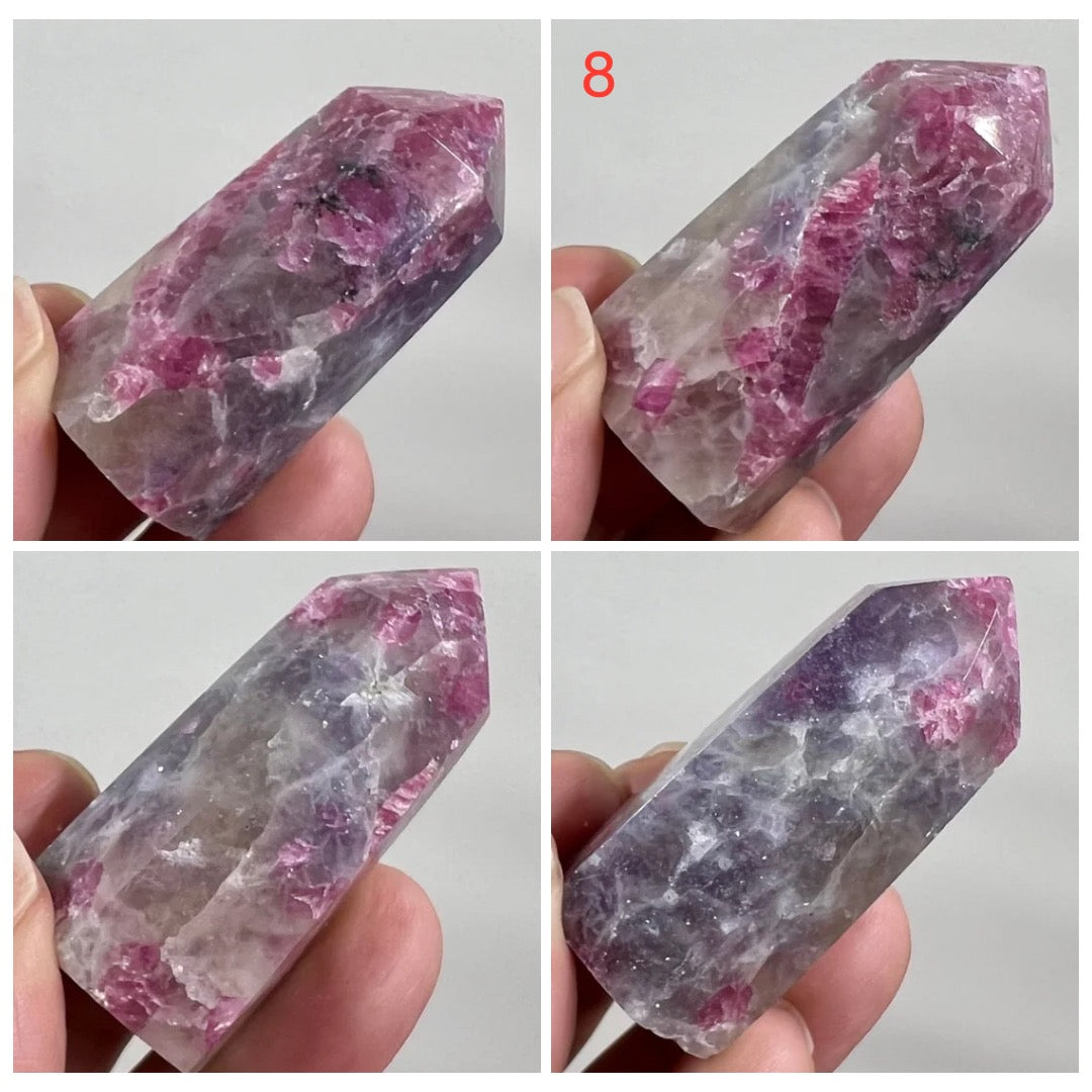 Pegmatite Unicorn Stone Points Crystal Generators Australian Seller