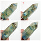 Fynchenite Phoenix Stone Malachite Turquoise Chrysocolla Points Towers Crystals