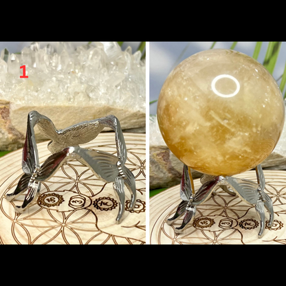 Various Sphere Holders for Crystals Ball Stands