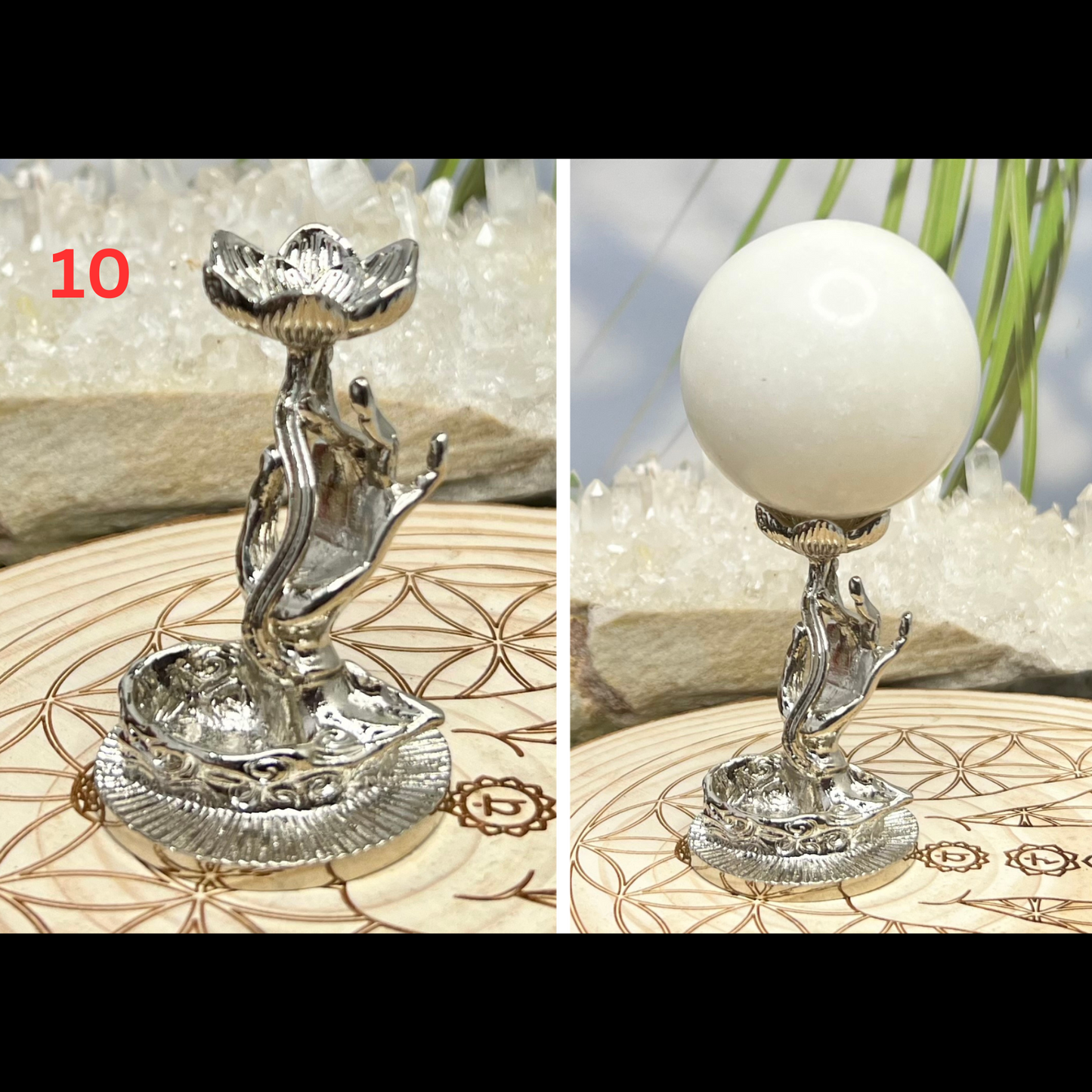 Various Sphere Holders for Crystals Ball Stands