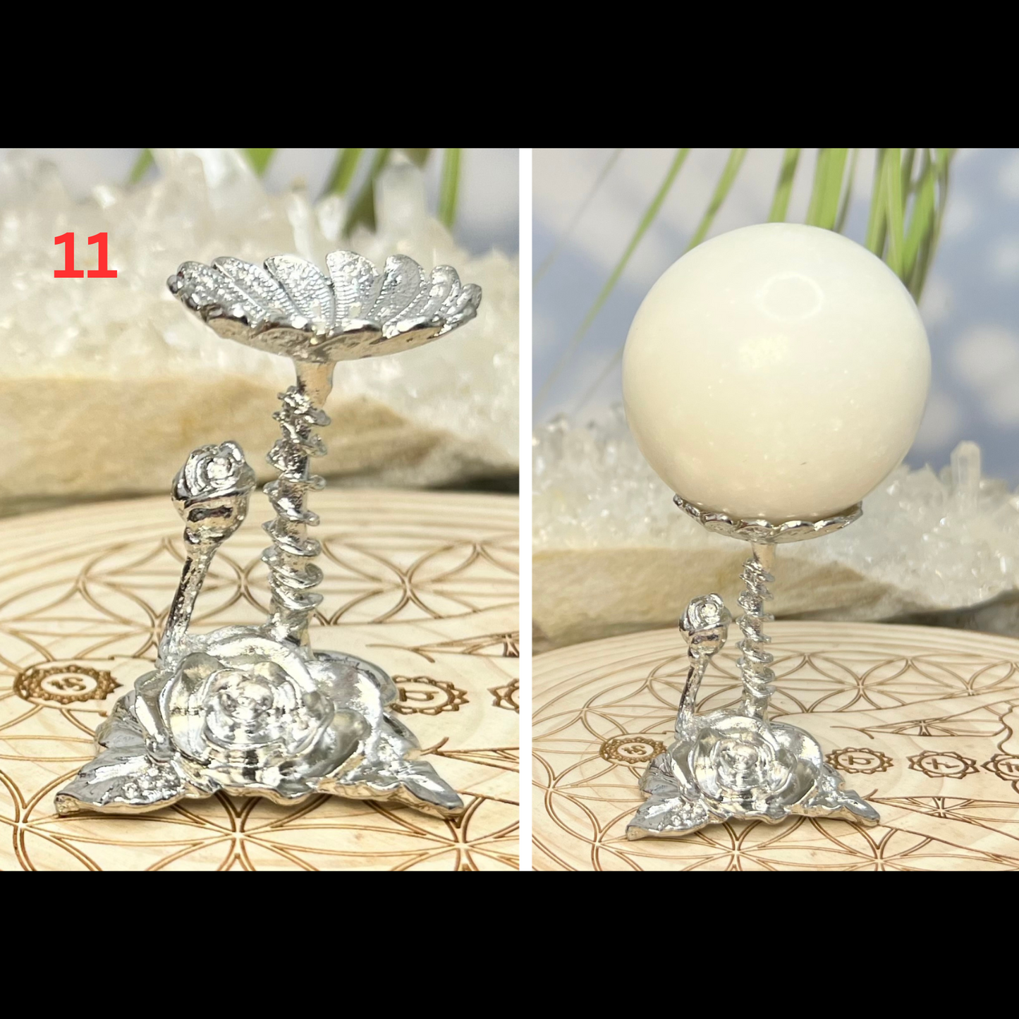 Various Sphere Holders for Crystals Ball Stands