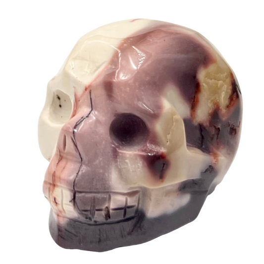 Mookaite Jasper Skull 2 Inches Australian Gemstone Crystal Carving