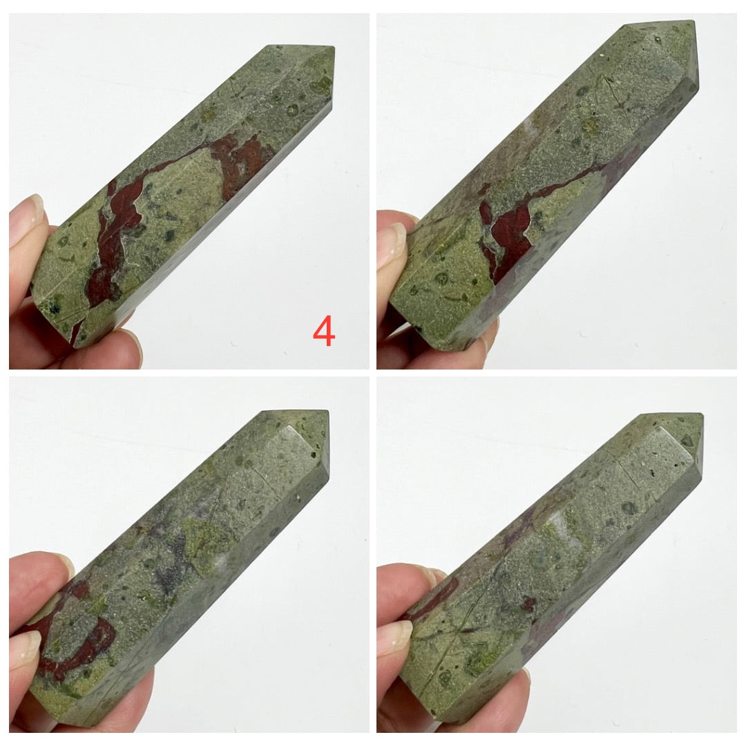 Dragon Blood Jasper Points Towers Crystal Generators