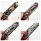 Purple Brecciated Jasper Points Towers Crystal Generators