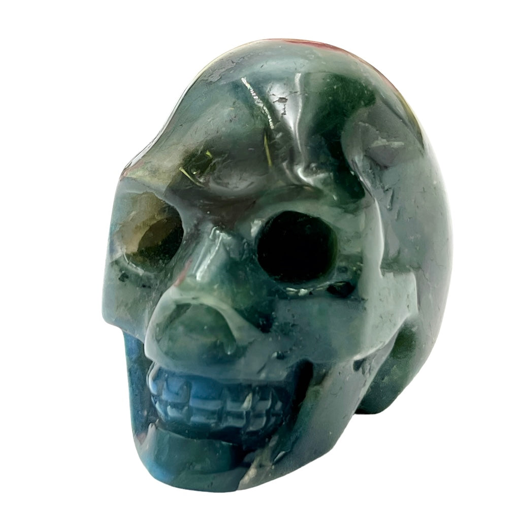 Labradorite Skull 2 Inches Hand Carved Crystal Carving