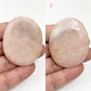 Pink Amethyst Palm Stones Worry Healing Crystal Meditation