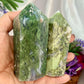 Moss Agate Towers Crystal Generator Australian Seller