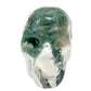 Moss Agate Skull 2 Inches Hand Carved Crystal Carving