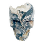 Moss Agate Skull Healing Crystal Carving 1455g