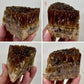 Amber Calcite Specimen Natural Raw Specimen Crystal Australian Seller