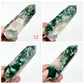 Druzy Moss Agate Points Towers Crystal Generators