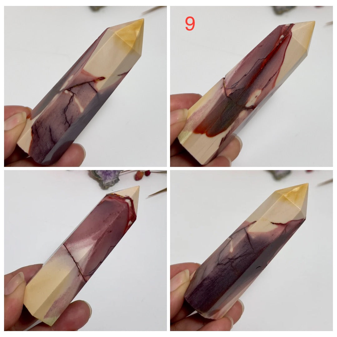 Mookaite Jasper Points Australian Gemstone Crystal Generators