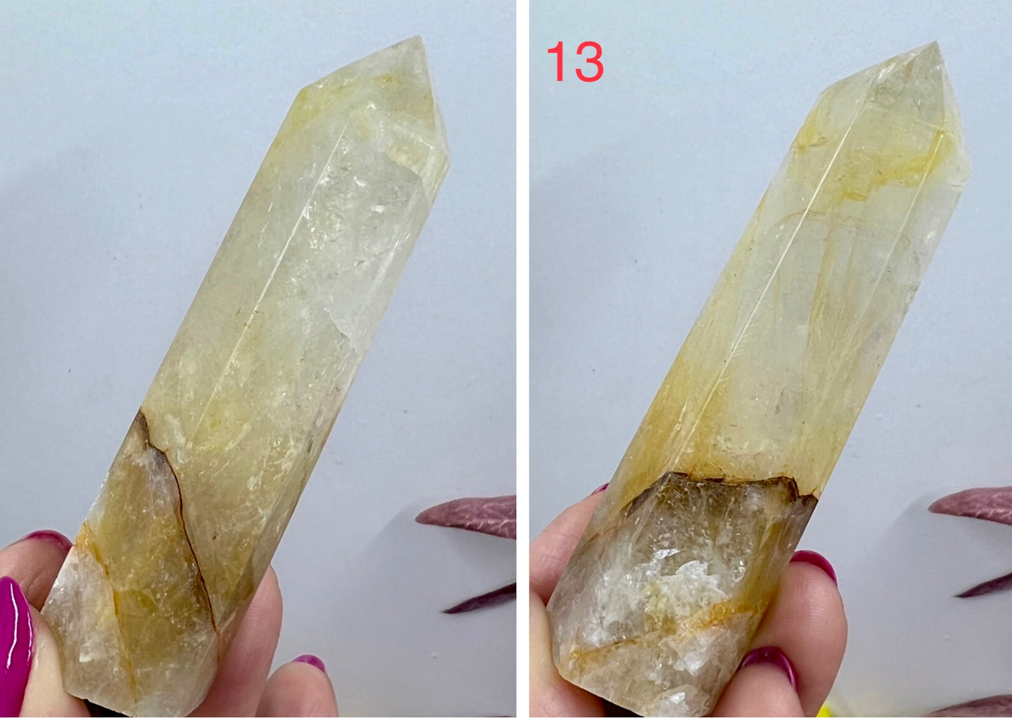 Golden Healer Quartz Points Towers Crystal Generators