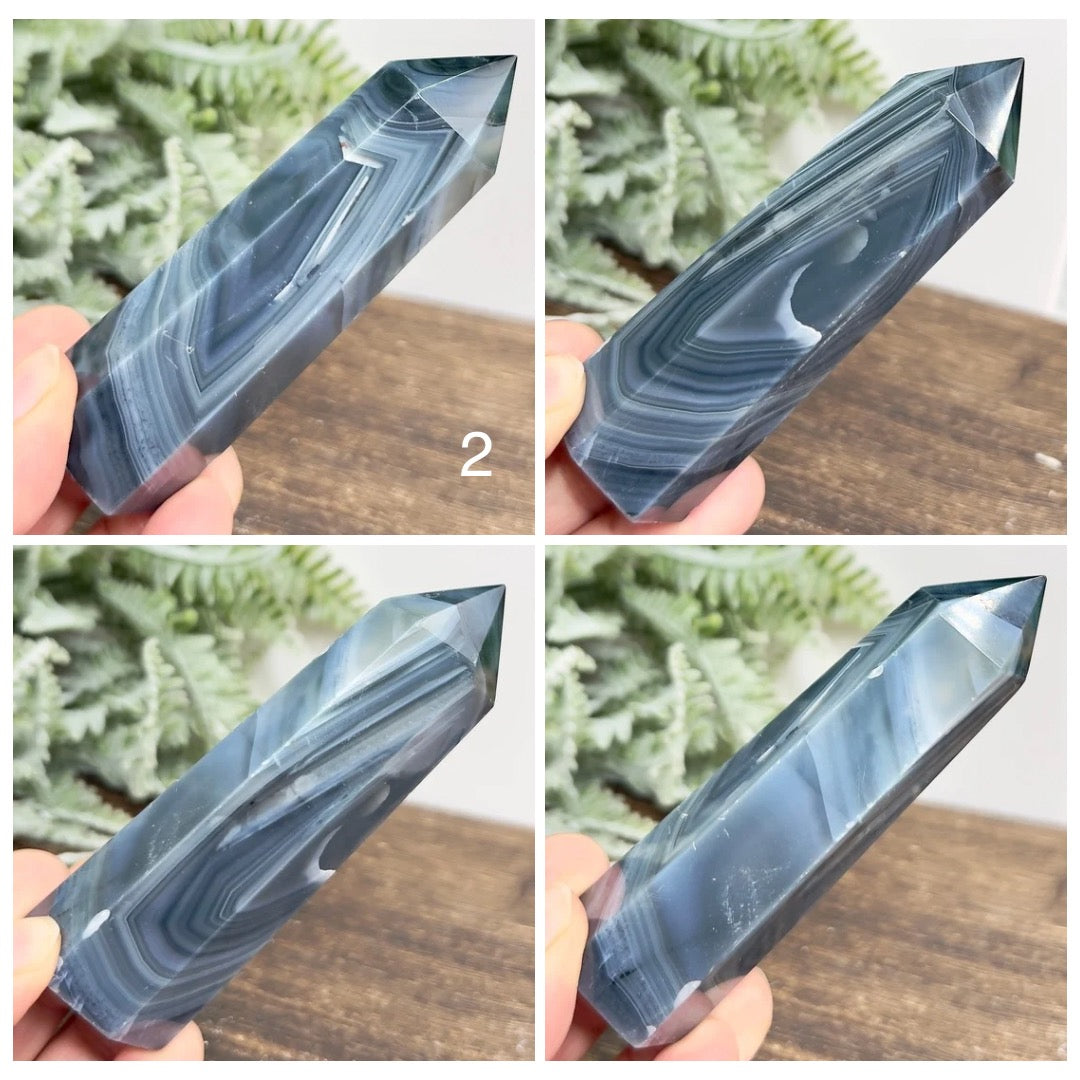 Agate Points Towers Healing Crystal Generator