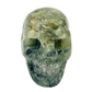 Prehnite with Epidote Skull 2 Inches Hand Carved Crystal Carving