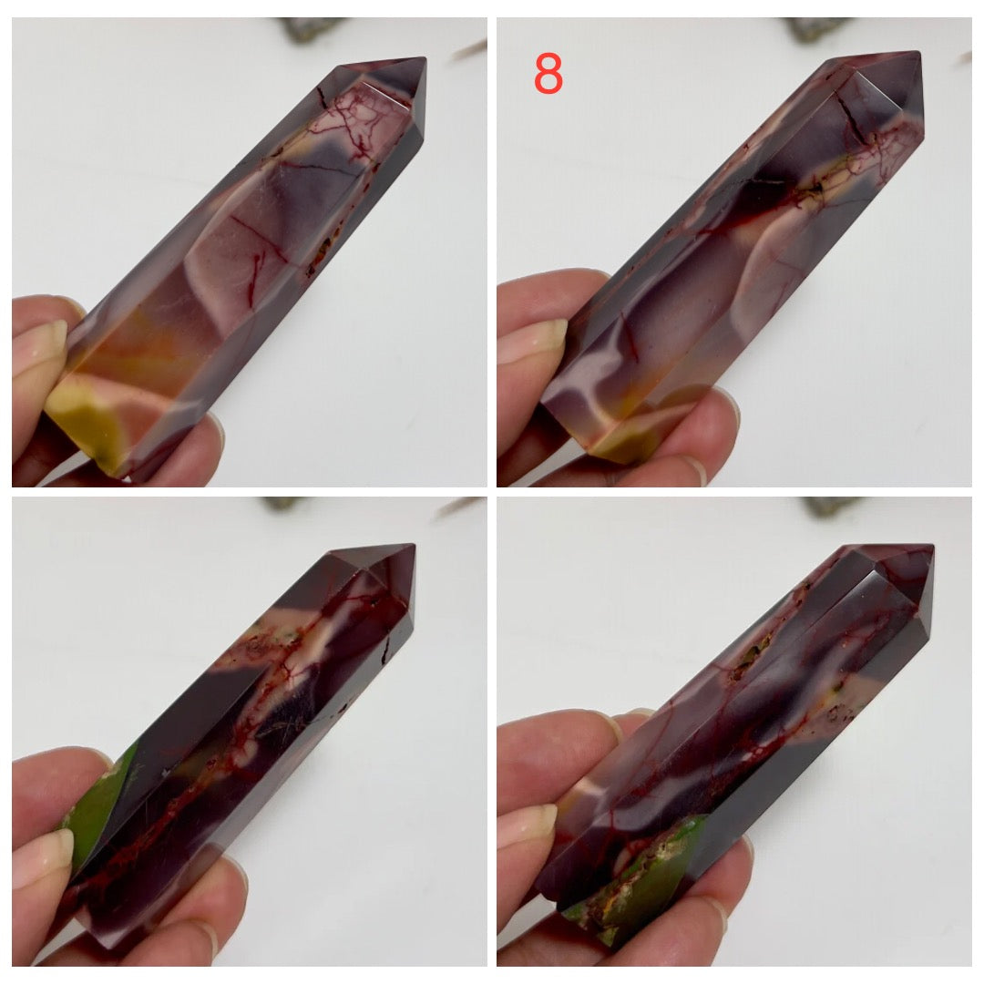 Mookaite Jasper Points Australian Gemstone Crystal Generators