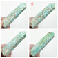 Blue Aragonite Points Towers Crystal Generators