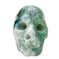 Moss Agate Skull 2 Inches Hand Carved Crystal Carving