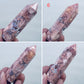 Pink Cotton Candy Agate Points Towers Healing Crystal Generators