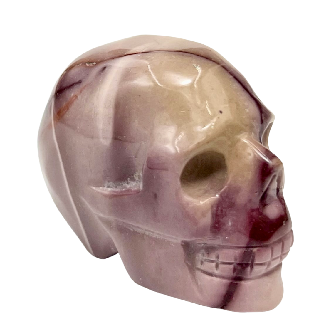 Mookaite Jasper Skull 2 Inches Australian Gemstone Crystal Carving