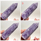 Lepidolite Purple Mica Points Crystal Generator