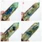 Fynchenite Phoenix Stone Malachite Turquoise Chrysocolla Points Towers Crystals