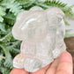 Clear Quartz Bunny Rabbit Healing Crystal Animal Carving 312g