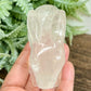 Clear Quartz Bunny Rabbit Healing Crystal Animal Carving 312g