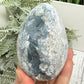 Celestite Celestine Large Egg with Stand Large Geode Cluster Crystal 1075g