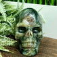 Labradorite Skull Healing Crystal Carving 1167g