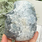 Celestite Celestine Large Egg with Stand Large Geode Cluster Crystal 1075g