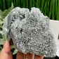 Black Quartz Skull Large Druzy Crystal 1158g