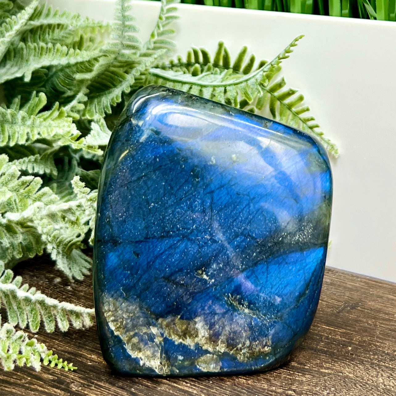 Labradorite Blue Free Form Healing Crystal 432g