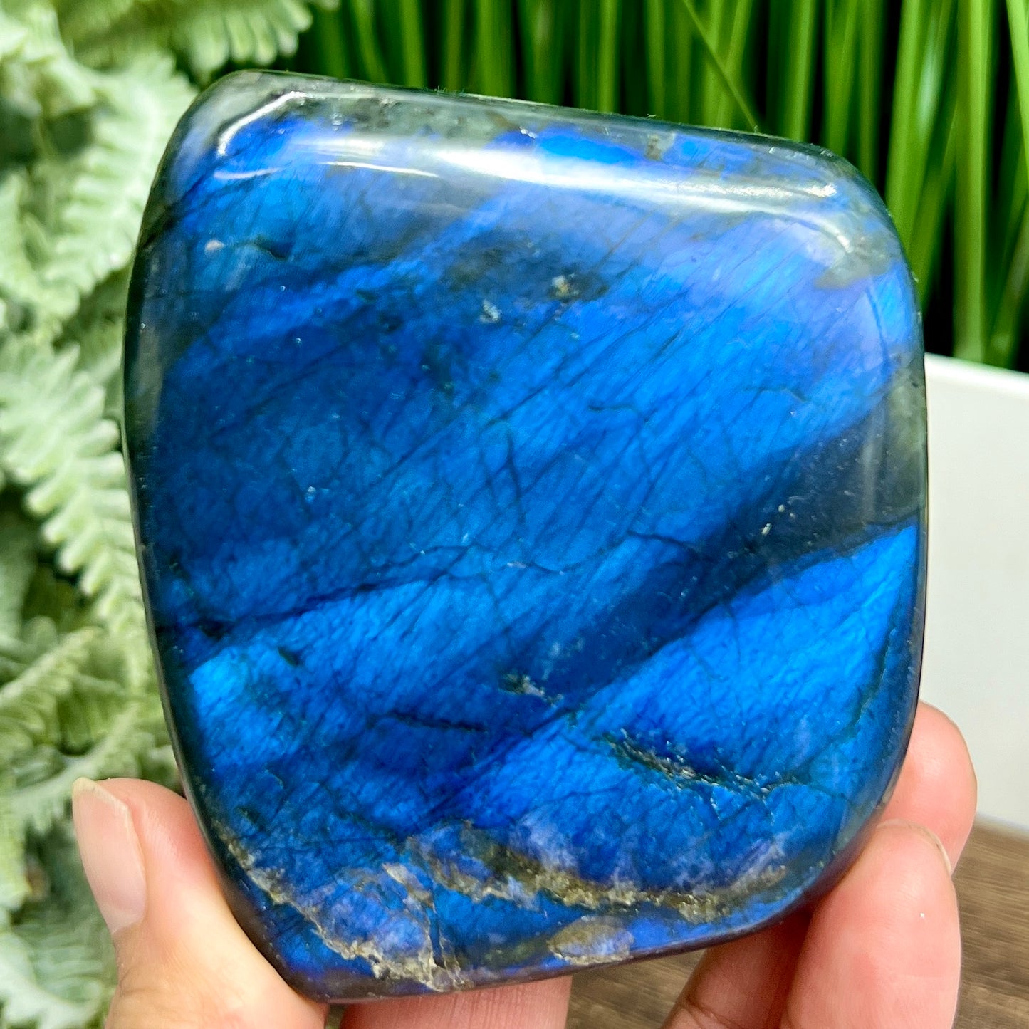 Labradorite Blue Free Form Healing Crystal 432g