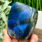 Labradorite Blue Free Form Healing Crystal 432g