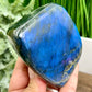 Labradorite Blue Free Form Healing Crystal 432g