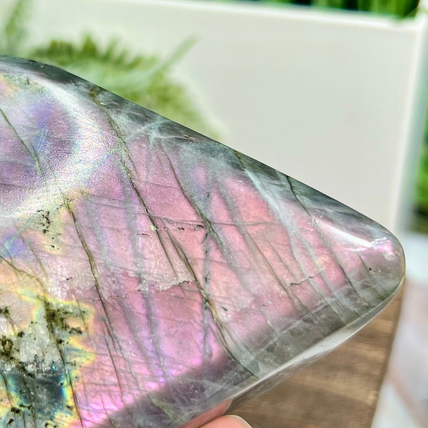 Labradorite Purple Free Form Healing Crystal 734g