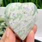 Lucky Jade Purple Stichtite Green Serpentine Palm Stones Meditation Crystals 182g