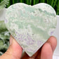 Lucky Jade Purple Stichtite Green Serpentine Palm Stones Meditation Crystals 182g