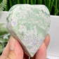 Lucky Jade Purple Stichtite Green Serpentine Palm Stones Meditation Crystals 182g