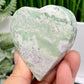 Lucky Jade Purple Stichtite Green Serpentine Palm Stones Meditation Crystals 182g