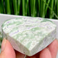 Lucky Jade Purple Stichtite Green Serpentine Palm Stones Meditation Crystals 182g