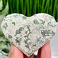 Lucky Jade Purple Stichtite Green Serpentine Palm Stones Meditation Crystals 148g