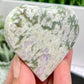 Lucky Jade Purple Stichtite Green Serpentine Palm Stones Meditation Crystals 130g