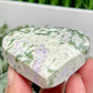 Lucky Jade Purple Stichtite Green Serpentine Palm Stones Meditation Crystals 130g