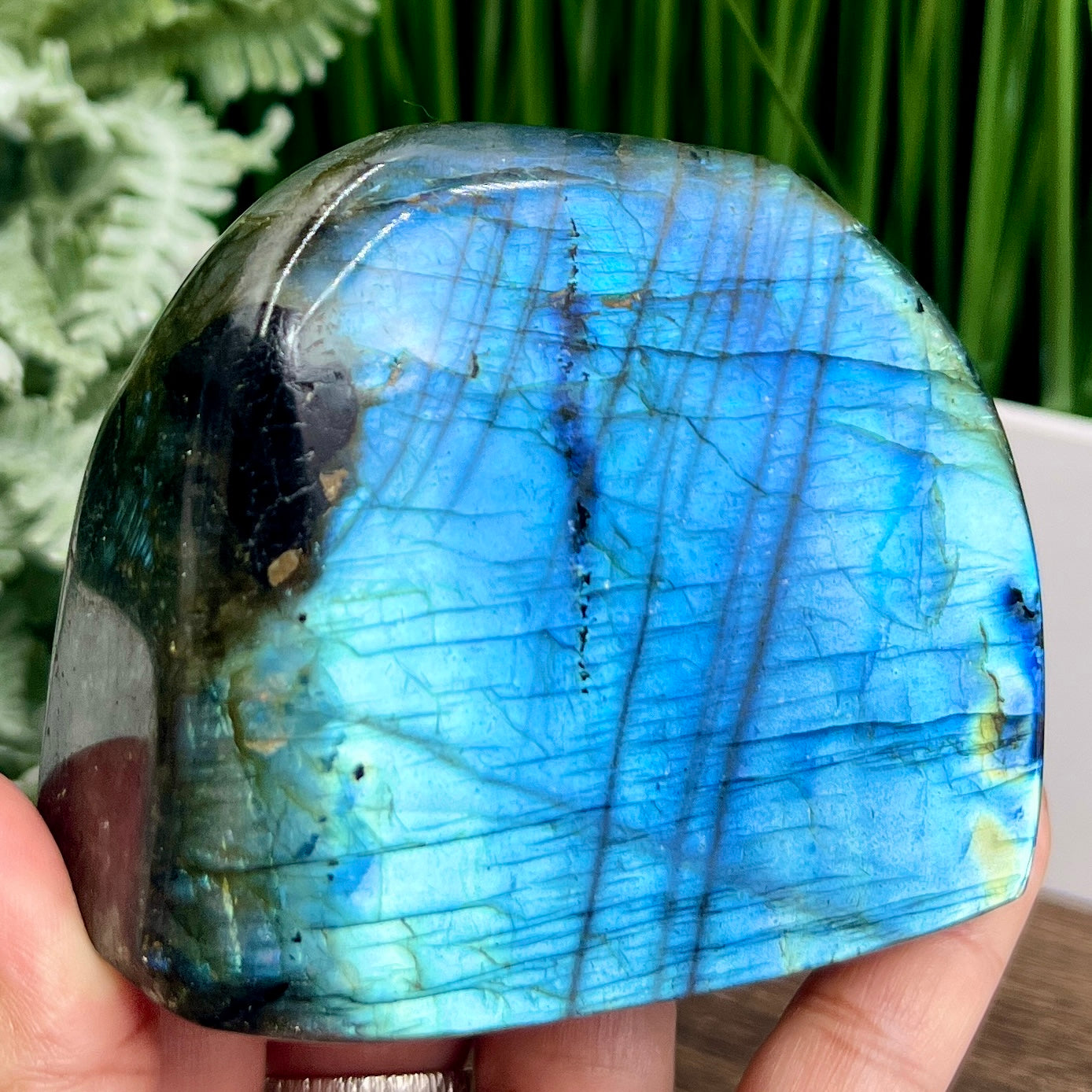 Labradorite Blue Free Form Healing Crystal 572g